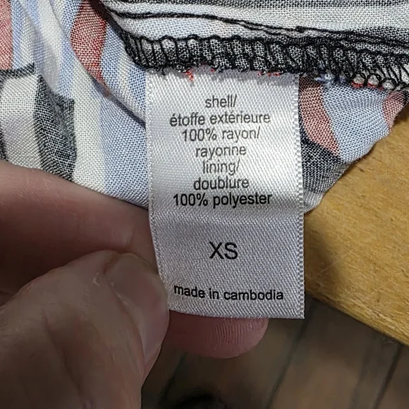 Maurices American Striped Midi Dress Patriotic Americana Summer Size XS - Picture 4 of 9